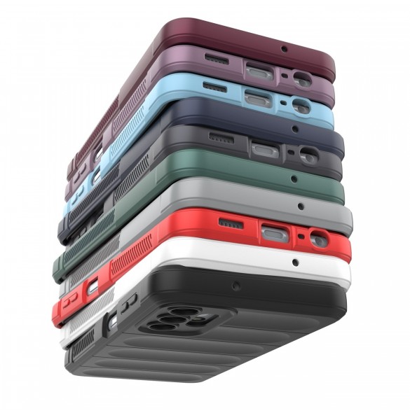 Magic Shield Fodral till Samsung Galaxy A13 5G flexibelt pansarskal svart
