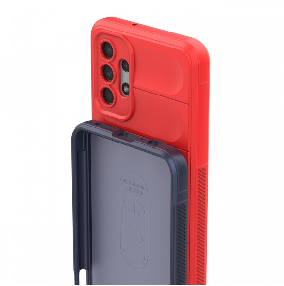 Magic Shield Fodral till Samsung Galaxy A13 5G flexibelt pansarskal svart