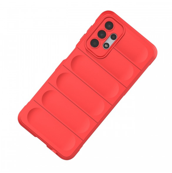 Magic Shield Fodral till Samsung Galaxy A13 5G flexibelt pansarskal svart
