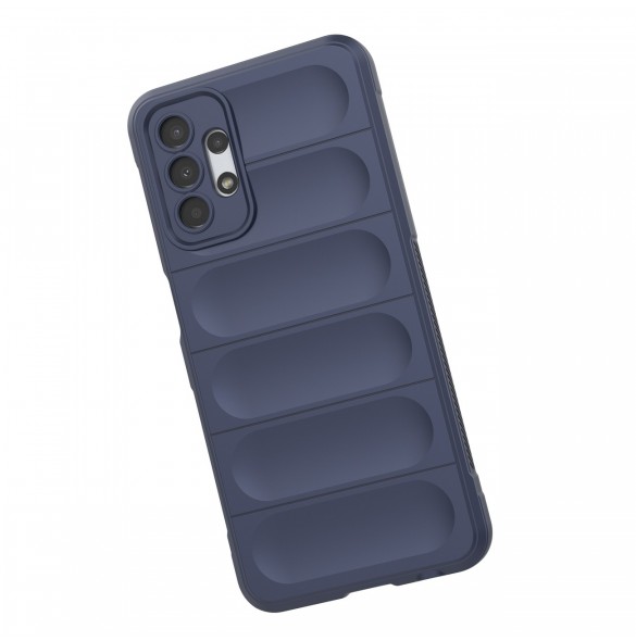 Magic Shield Fodral till Samsung Galaxy A13 5G flexibelt pansarskal svart