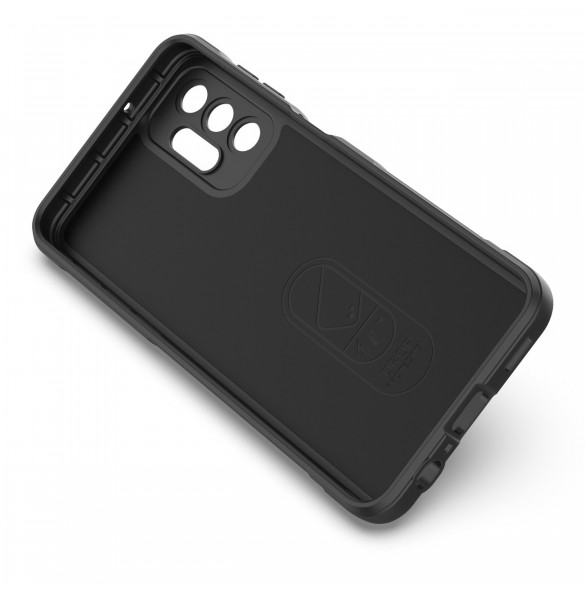 Magic Shield Fodral till Samsung Galaxy A13 5G flexibelt pansarskal mörkblått
