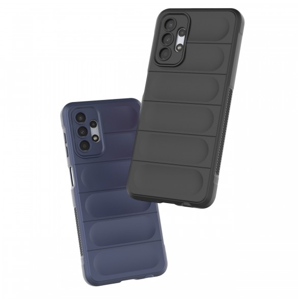 Magic Shield Fodral till Samsung Galaxy A13 5G flexibelt pansarskal mörkblått