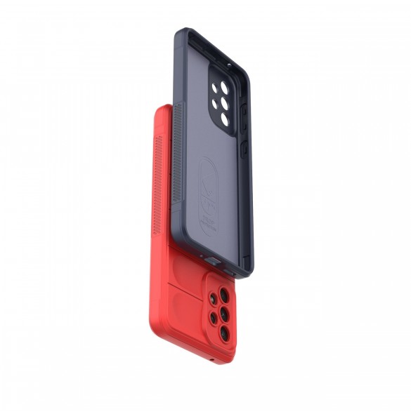 Magic Shield Fodral till Samsung Galaxy A33 5G flexibelt pansarskal rött