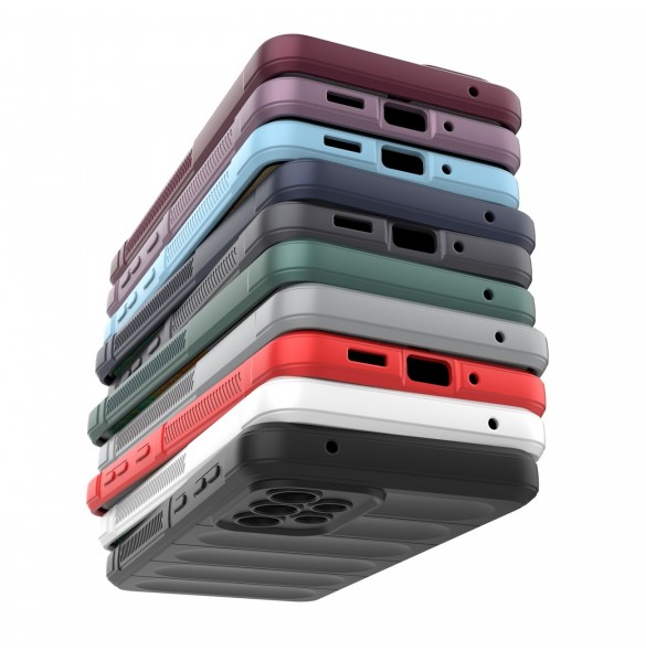 Magic Shield Fodral till Samsung Galaxy A33 5G flexibelt pansarskal rött
