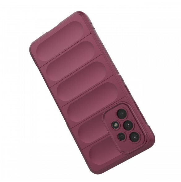 Magic Shield-fodral för Samsung Galaxy A33 5G flexibelt pansarbrunt skal