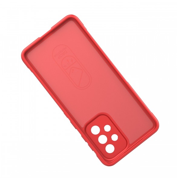 Magic Shield Fodral till Samsung Galaxy A33 5G flexibelt pansarskal mörkblått