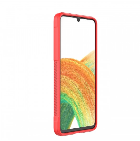 Magic Shield Fodral till Samsung Galaxy A33 5G flexibelt pansarskal mörkblått