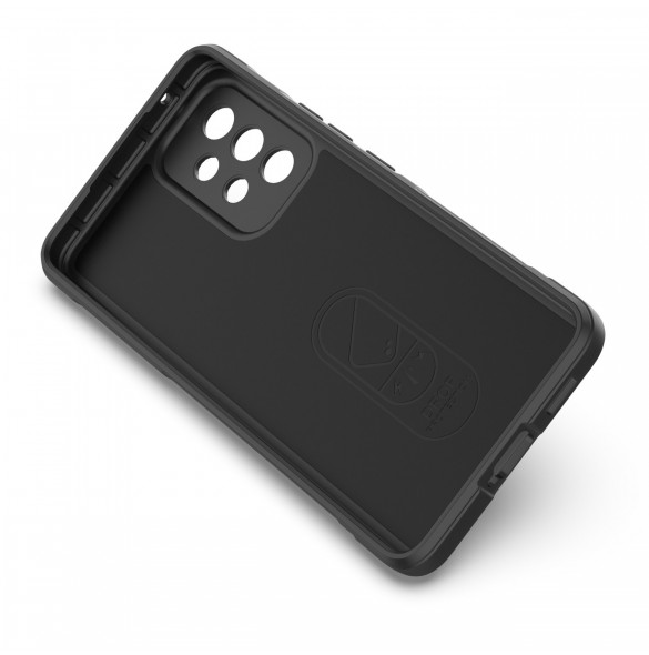 Magic Shield Fodral till Samsung Galaxy A53 5G flexibelt pansarskal svart