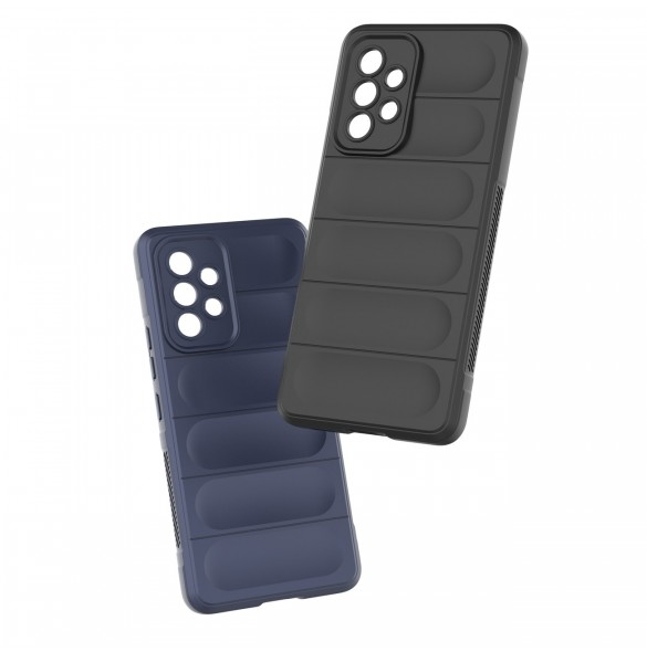 Magic Shield Fodral till Samsung Galaxy A53 5G flexibelt pansarskal svart