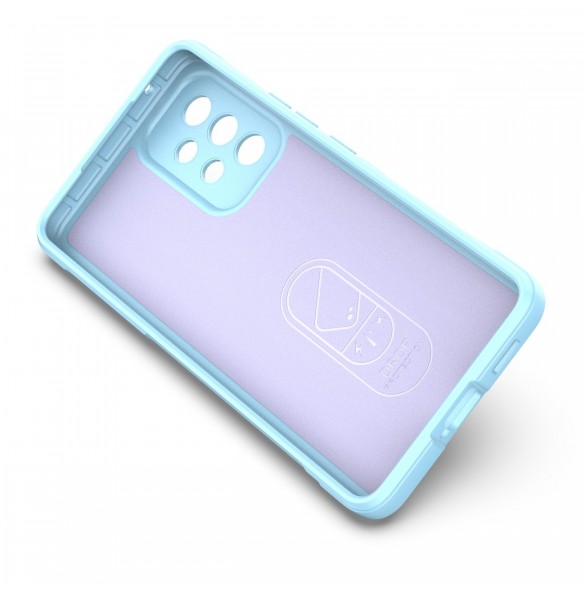 Magic Shield Fodral för Samsung Galaxy A53 5G flexibelt pansarskal ljusblått