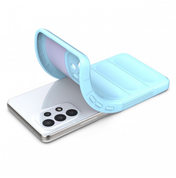 Magic Shield Fodral för Samsung Galaxy A53 5G flexibelt pansarskal ljusblått
