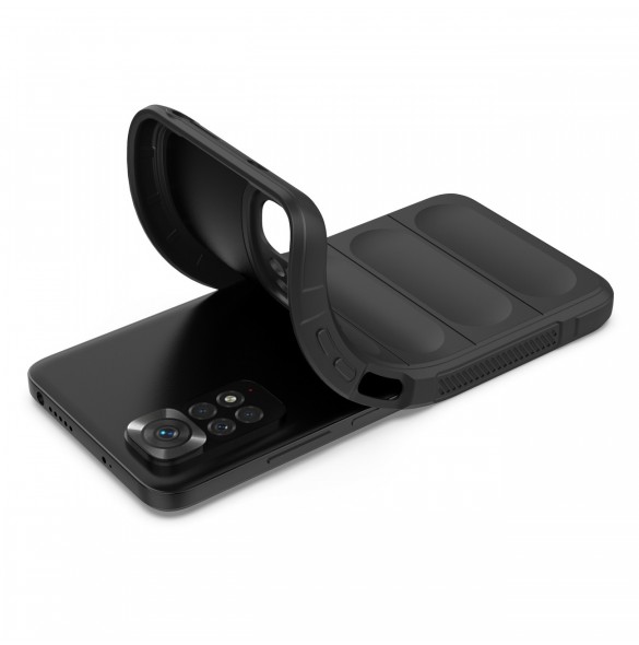 Magic Shield Case fodral för Xiaomi Redmi Note 11 flexibelt pansarskydd svart