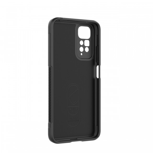 Magic Shield Case fodral för Xiaomi Redmi Note 11 flexibelt pansarskydd svart