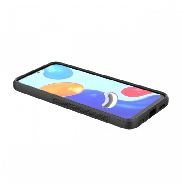Magic Shield Case fodral för Xiaomi Redmi Note 11 flexibelt pansarskydd svart