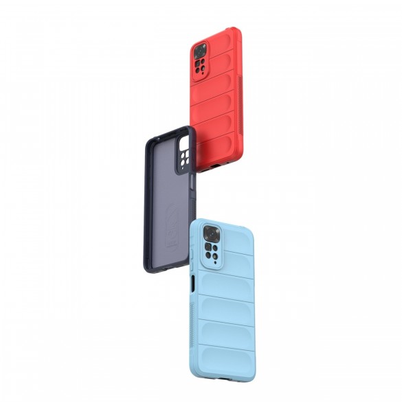 Magic Shield Case fodral för Xiaomi Redmi Note 11 flexibelt pansarskydd svart