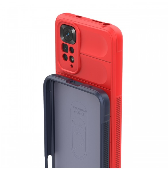Magic Shield Case fodral för Xiaomi Redmi Note 11 flexibelt pansarskydd svart