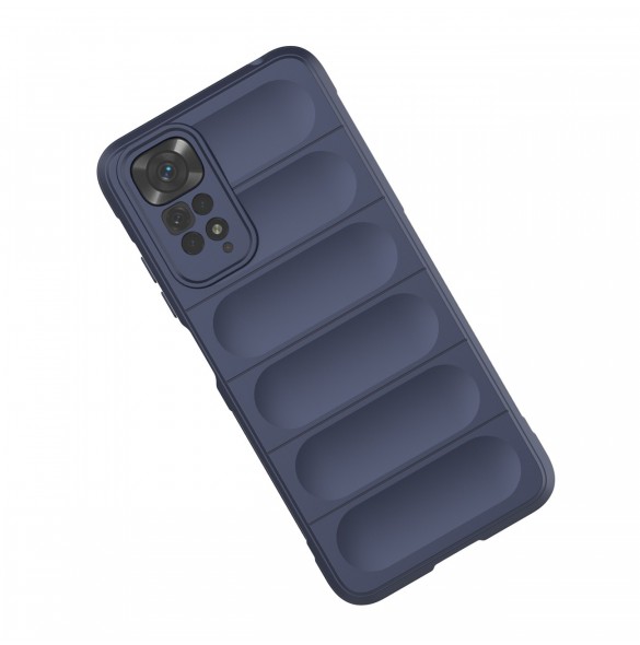 Magic Shield Case fodral för Xiaomi Redmi Note 11 flexibelt pansarskydd svart