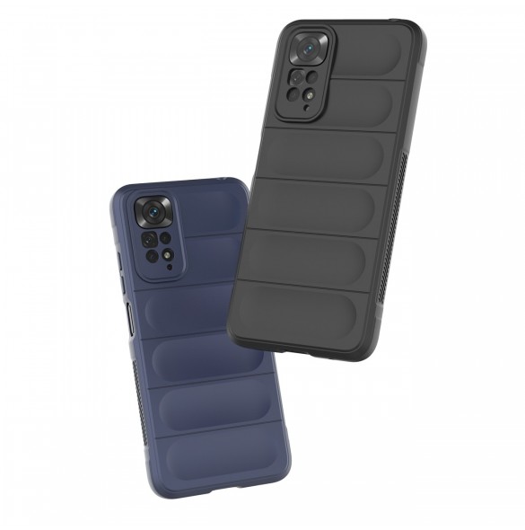 Magic Shield Case fodral för Xiaomi Redmi Note 11 flexibelt pansarskydd svart