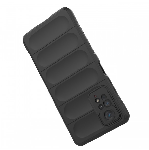 Magic Shield Case-fodral till Xiaomi Redmi Note 11 Pro flexibelt pansarskydd mörkblått