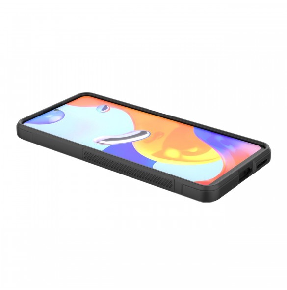 Magic Shield Case-fodral till Xiaomi Redmi Note 11 Pro flexibelt pansarskydd mörkblått