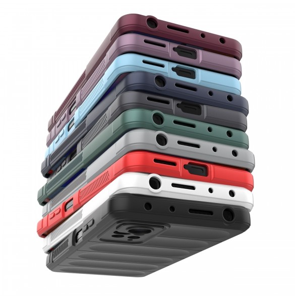 Magic Shield Case-fodral till Xiaomi Redmi Note 11 Pro flexibelt pansarskydd mörkblått