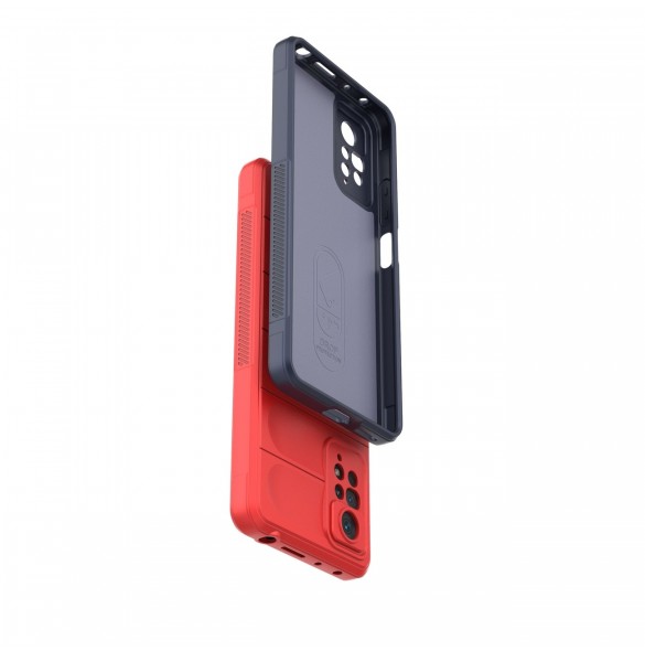 Magic Shield Case-fodral till Xiaomi Redmi Note 11 Pro flexibelt pansarskydd mörkblått