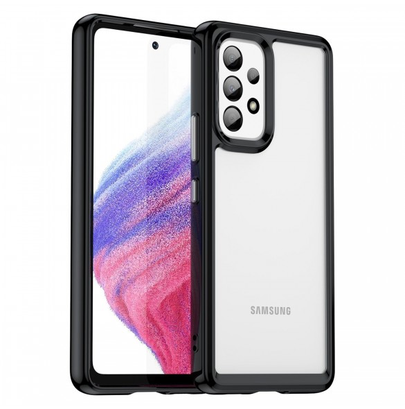 Outer Space Fodral för Samsung Galaxy A53 5G skal med en flexibel ram svart