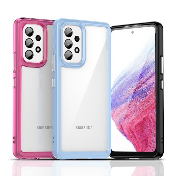 Outer Space Fodral för Samsung Galaxy A53 5G skal med flexibel transparent ram