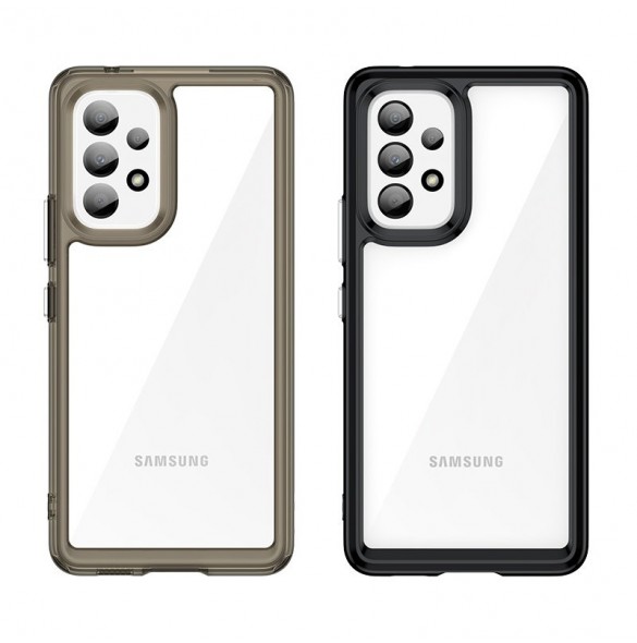 Outer Space Fodral för Samsung Galaxy A53 5G skal med flexibel transparent ram