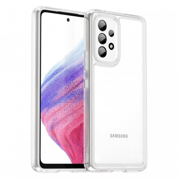 Outer Space Fodral för Samsung Galaxy A53 5G skal med flexibel transparent ram