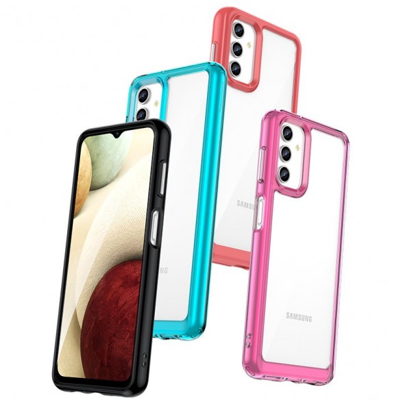 Outer Space Fodral för Samsung Galaxy A13 5G skal med flexibel transparent ram