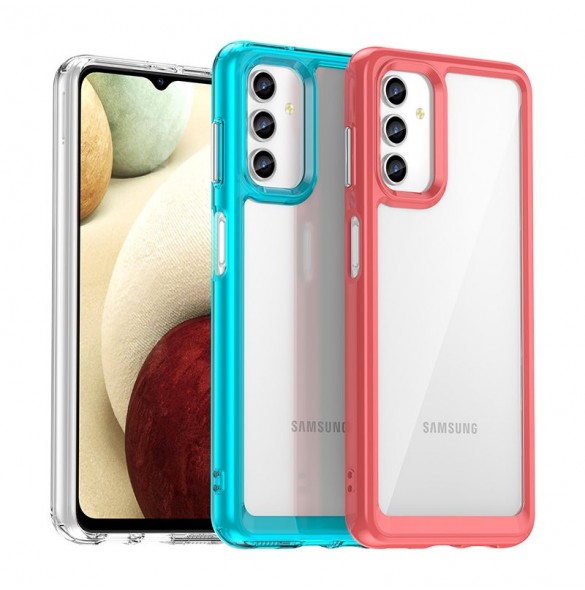 Outer Space Fodral för Samsung Galaxy A13 5G skal med flexibel transparent ram