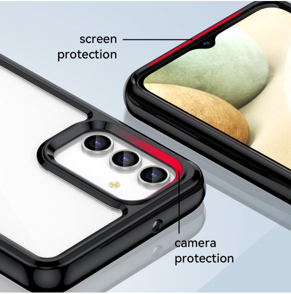 Outer Space Fodral för Samsung Galaxy A13 5G skal med flexibel transparent ram