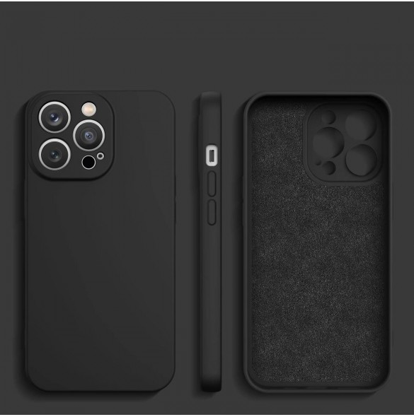 Silikonfodral till Xiaomi Redmi Note 11 / Note 11S silikonskydd svart
