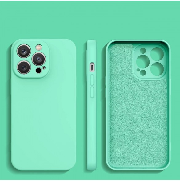 Silikonfodral till Xiaomi Redmi Note 11 Pro 5G / 11 Pro / 11E Pro silikonskydd mintgrön