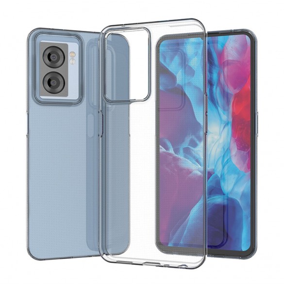 Ultra Clear 0,5 mm fodral för Oppo A57 5G / A57 / A77 5G / A77 / K10 5G, Realme V23 5G / Narzo 50 5G / Q5i 5G Tunn Cover Tran