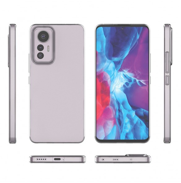 Ultra Clear 0,5 mm fodral för Xiaomi 12 Lite tunt fodral genomskinligt
