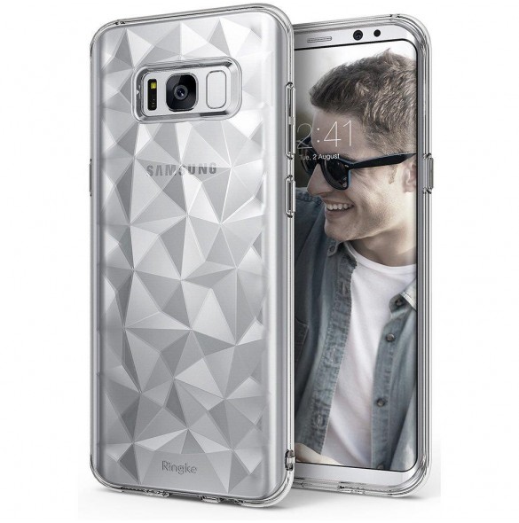 Genomskinligt och väldigt snyggt skydd till Samsung Galaxy S8 G950.