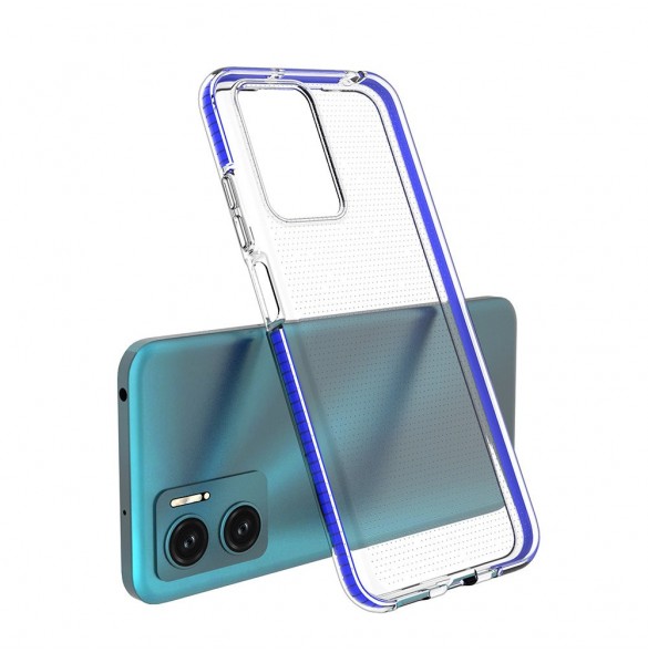 Fjäderfodral till Xiaomi Redmi Note 11E /Redmi 10 5G / Redmi 10 Prime+ 5G / Poco M4 5G silikonskydd med ram ljusrosa