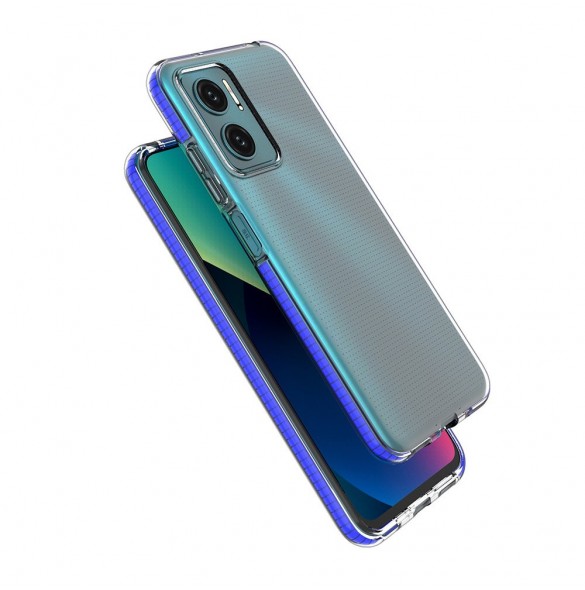 Fjäderfodral till Xiaomi Redmi Note 11E /Redmi 10 5G / Redmi 10 Prime+ 5G / Poco M4 5G silikonskydd med ram ljusrosa