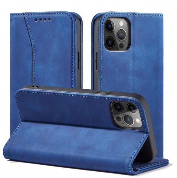 Magnet Fancy Fodral för Samsung Galaxy A23 5G Skal med Flip Wallet Stand blå
