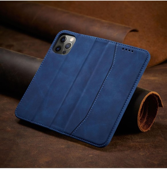 Magnet Fancy Fodral för Samsung Galaxy A23 5G Skal med Flip Wallet Stand blå
