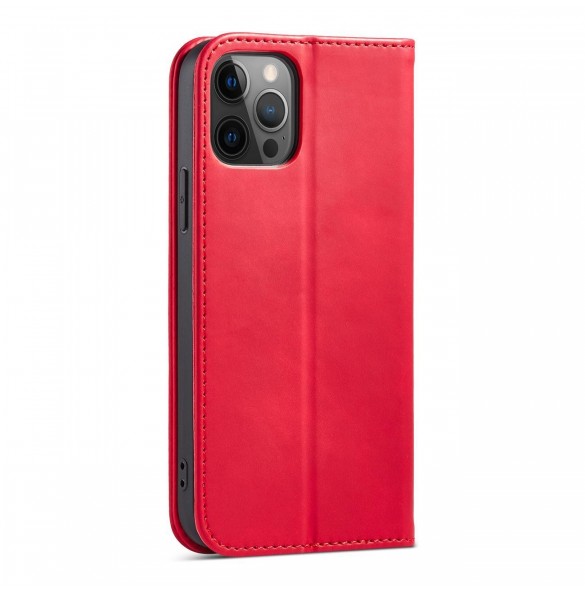 Magnet Fancy Fodral för Samsung Galaxy A23 5G skal med flip plånboksställ rött