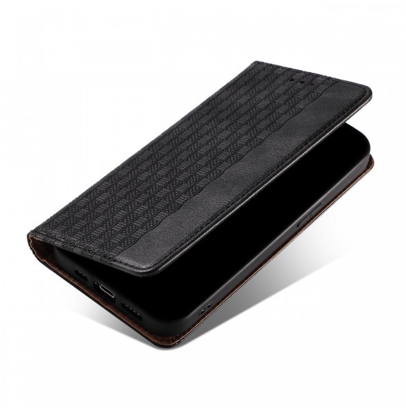 Magnet Strap Fodral för Samsung Galaxy A23 5G Flip Wallet Mini Lanyard Stand Svart