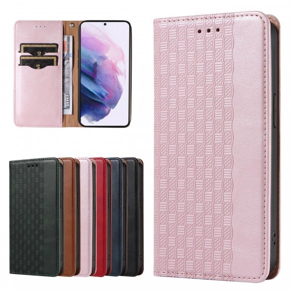 Magnet Strap Case Fodral För Samsung Galaxy A23 5G Flip Wallet Mini Lanyard Stand Rosa