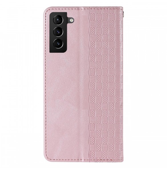 Magnet Strap Case Fodral För Samsung Galaxy A23 5G Flip Wallet Mini Lanyard Stand Rosa