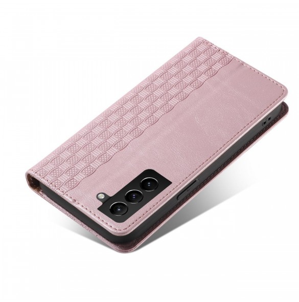 Magnet Strap Case Fodral För Samsung Galaxy A23 5G Flip Wallet Mini Lanyard Stand Rosa