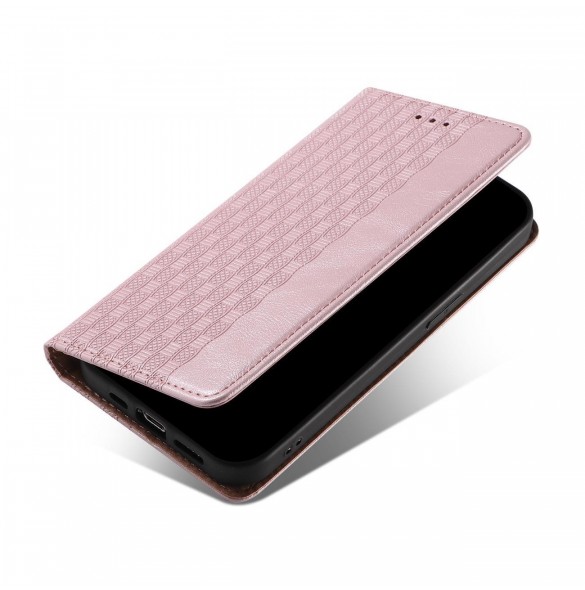 Magnet Strap Case Fodral För Samsung Galaxy A23 5G Flip Wallet Mini Lanyard Stand Rosa