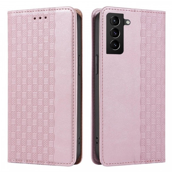 Magnet Strap Case Fodral För Samsung Galaxy A23 5G Flip Wallet Mini Lanyard Stand Rosa