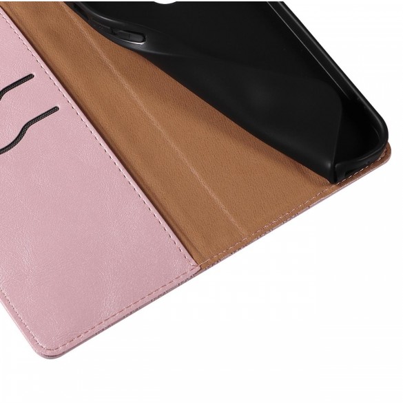 Magnet Strap Case Fodral För Samsung Galaxy A23 5G Flip Wallet Mini Lanyard Stand Rosa
